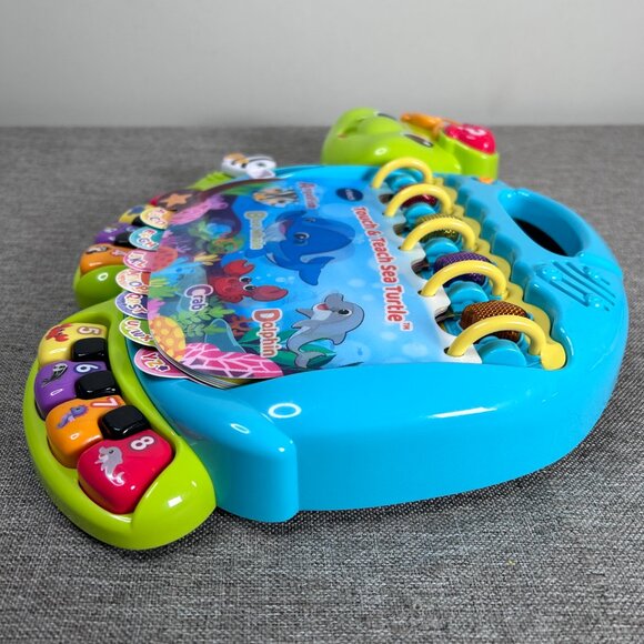 VTech Touch and Teach Sea Turtle Interactive Electronic Learning Book - Picture 8 of 12